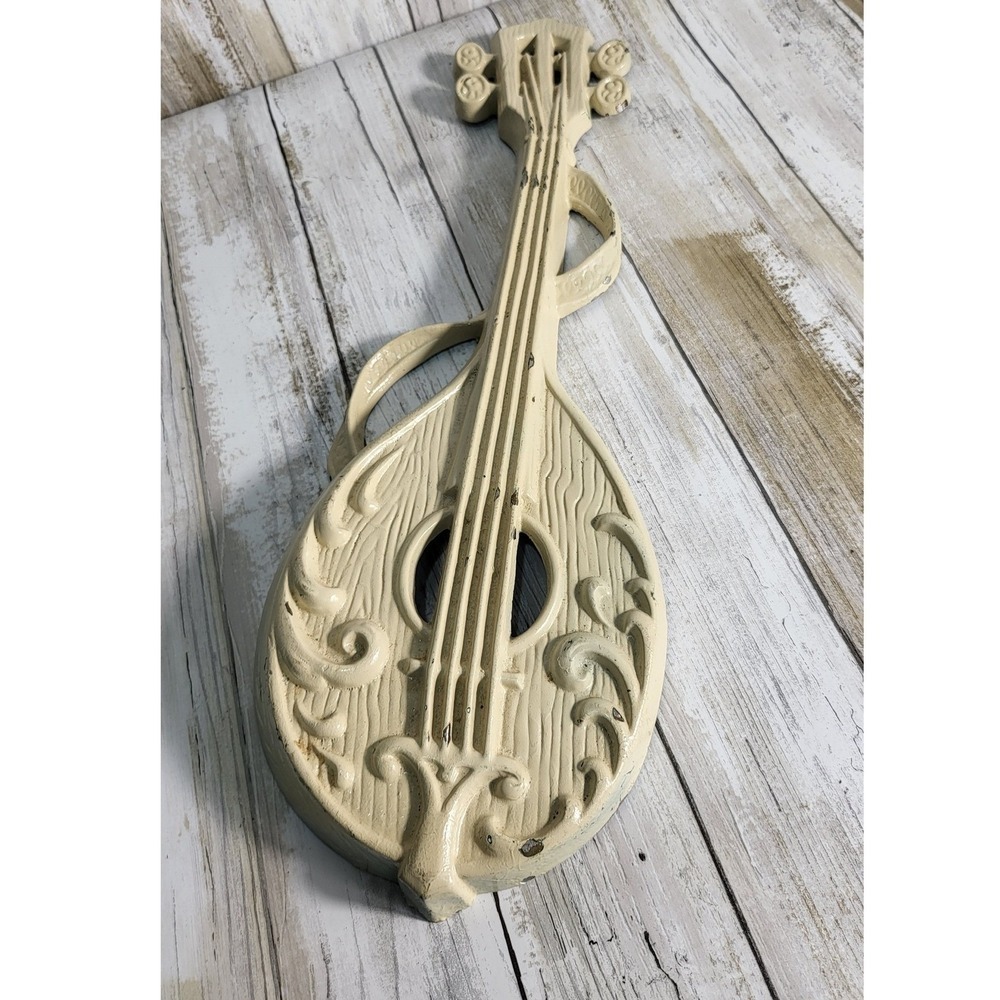 Vintage Lexton 1976 USA Faux Mandolin Musical Instrument Wall Hanging‎ Decor - Picture 6 of 11
